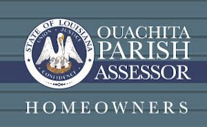 Ouachita parish tax assessor - Any changes to your tax notice should be reported to the Ouachita Parish Tax Assessors Office. They are located at the Ouachita Parish Courthouse located at 300 St. John Street in Monroe, Louisiana. You may call them at 318-327-1300. This information must be changed at their office and they must notify us! 6. 